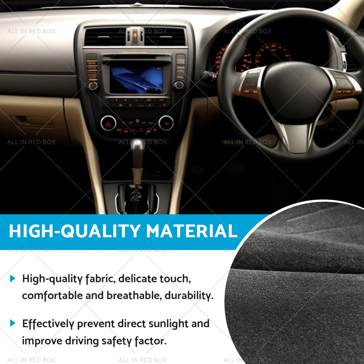 Dash Cover Mat for Nissan Tiida C12 (2013–2023)