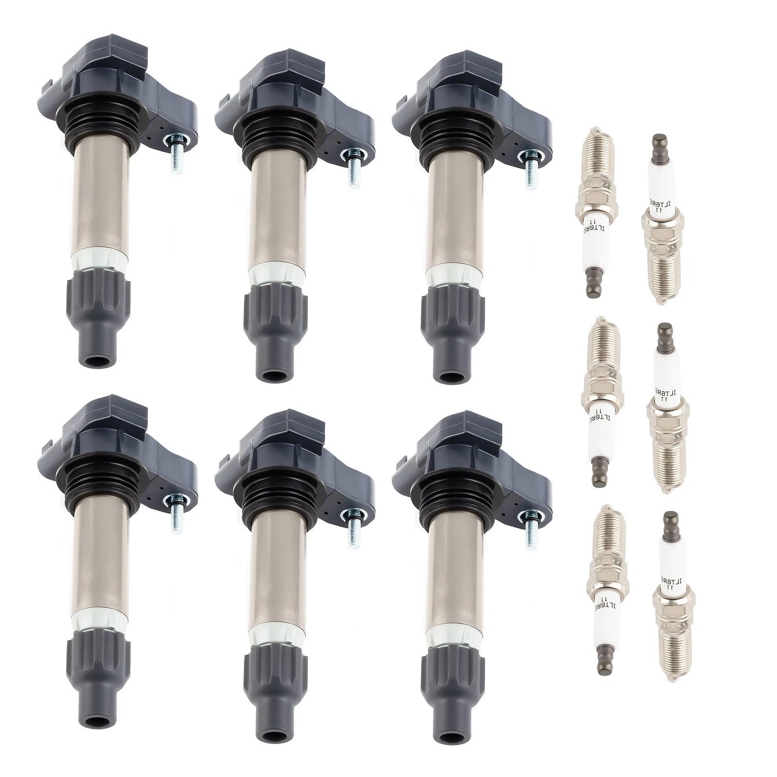 Ignition Coil & Spark Plug Set for Chevy Equinox GMC Terrain Cadillac SRX (2010–2017)