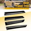 Glossy Black Interior Door Panel Trim Strip Cover Kit for Honda Civic (2022–2025)