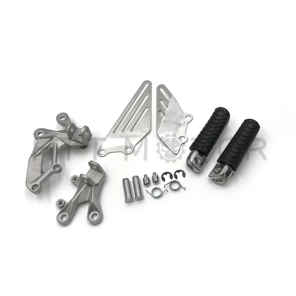 Foot Peg Footrest Set for Kawasaki Ninja ZZR1400 ZX14R (2006–2018) Silver