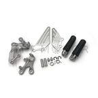 Foot Peg Footrest Set for Kawasaki Ninja ZZR1400 ZX14R (2006–2018) Silver