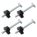Set of 4 M8 T Track Bolts and Knobs for Woodworking Jigs