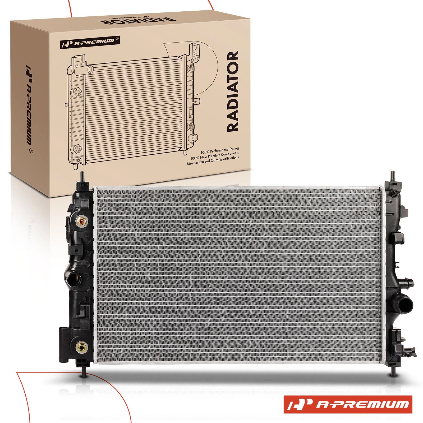 Radiator with Transmission Oil Cooler for Chevy Cruze (2011–2019)