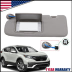 Left Driver Side Sun Visor with Mirror Light for Honda CR-V (2017–2022)