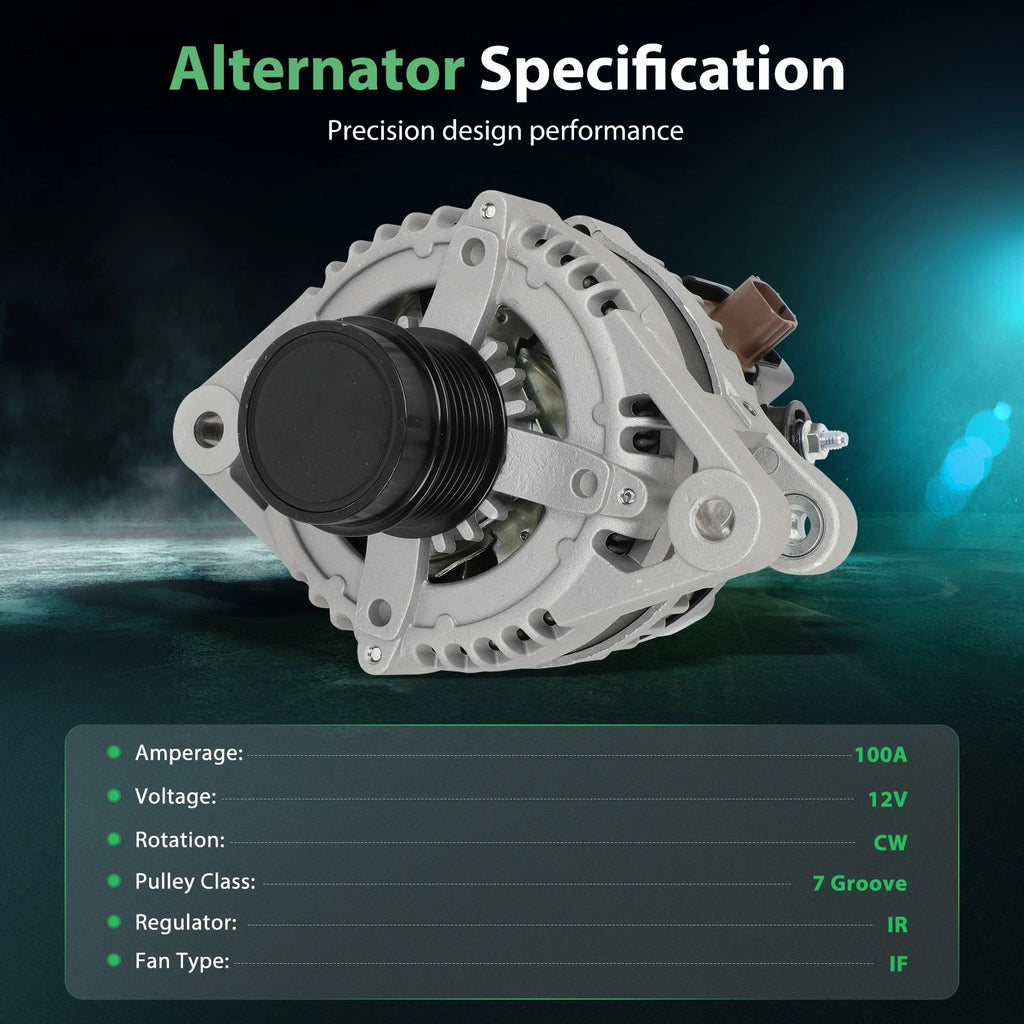 100 Amp Alternator for Toyota Highlander (2008–2013)