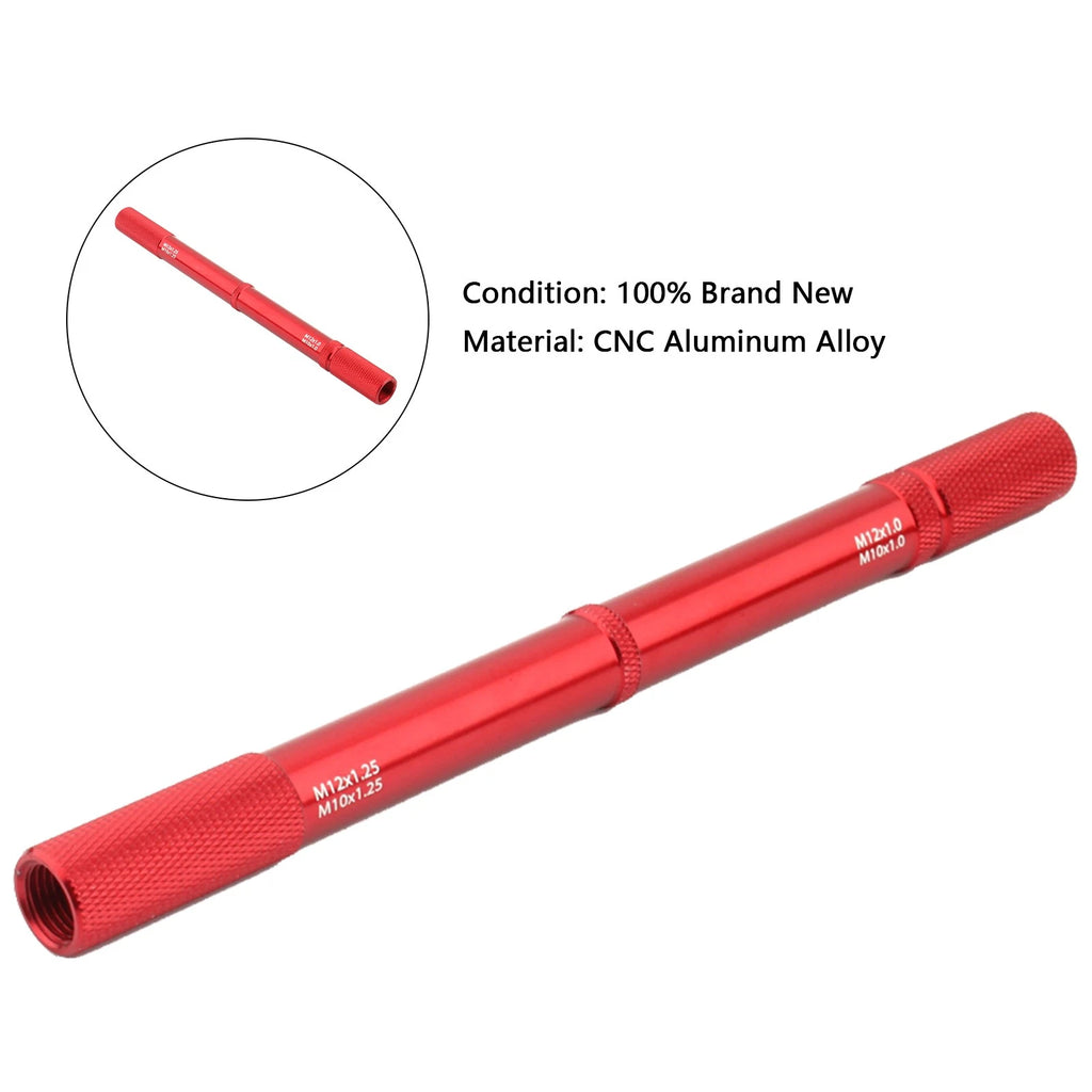 Universal Motorcycle Fork Bleed Tool for Suspension Repair (Red)