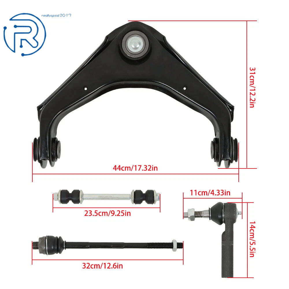 Set of 2 Front Upper Control Arms for Chevy GMC Silverado Sierra 2500 3500 HD