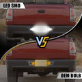 Set of 2 White License Plate Tag Lights for Mitsubishi Raider (2006–2009)