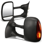 Set of 2 Power Heated LED Signal Light Towing Mirrors for Super Duty (1999–2007)