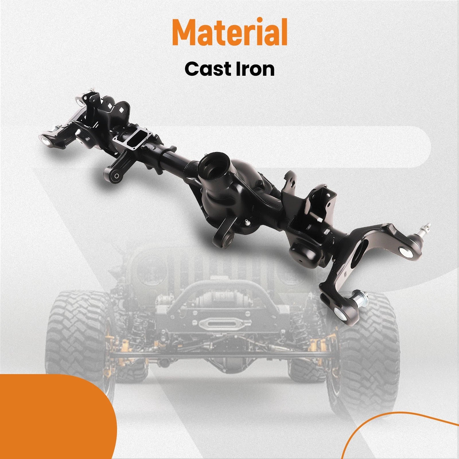 Front Axle Housing for Jeep Wrangler (2018-2022)