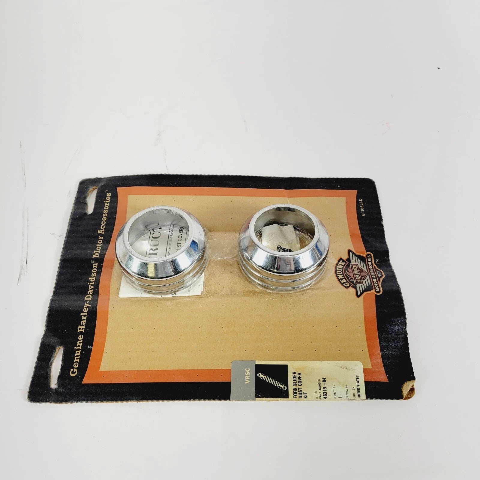 Billet Chrome Fork Sliders Dust Covers for Harley-Davidson V-Rod (2005–2006)