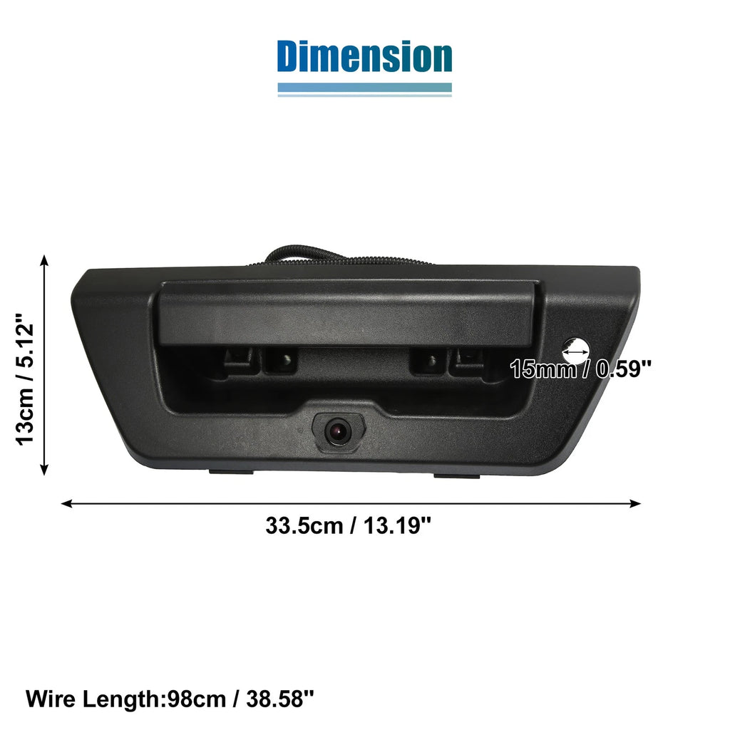 Rear Tailgate Handle with Backup Camera for Ford F-150 (2015–2017)