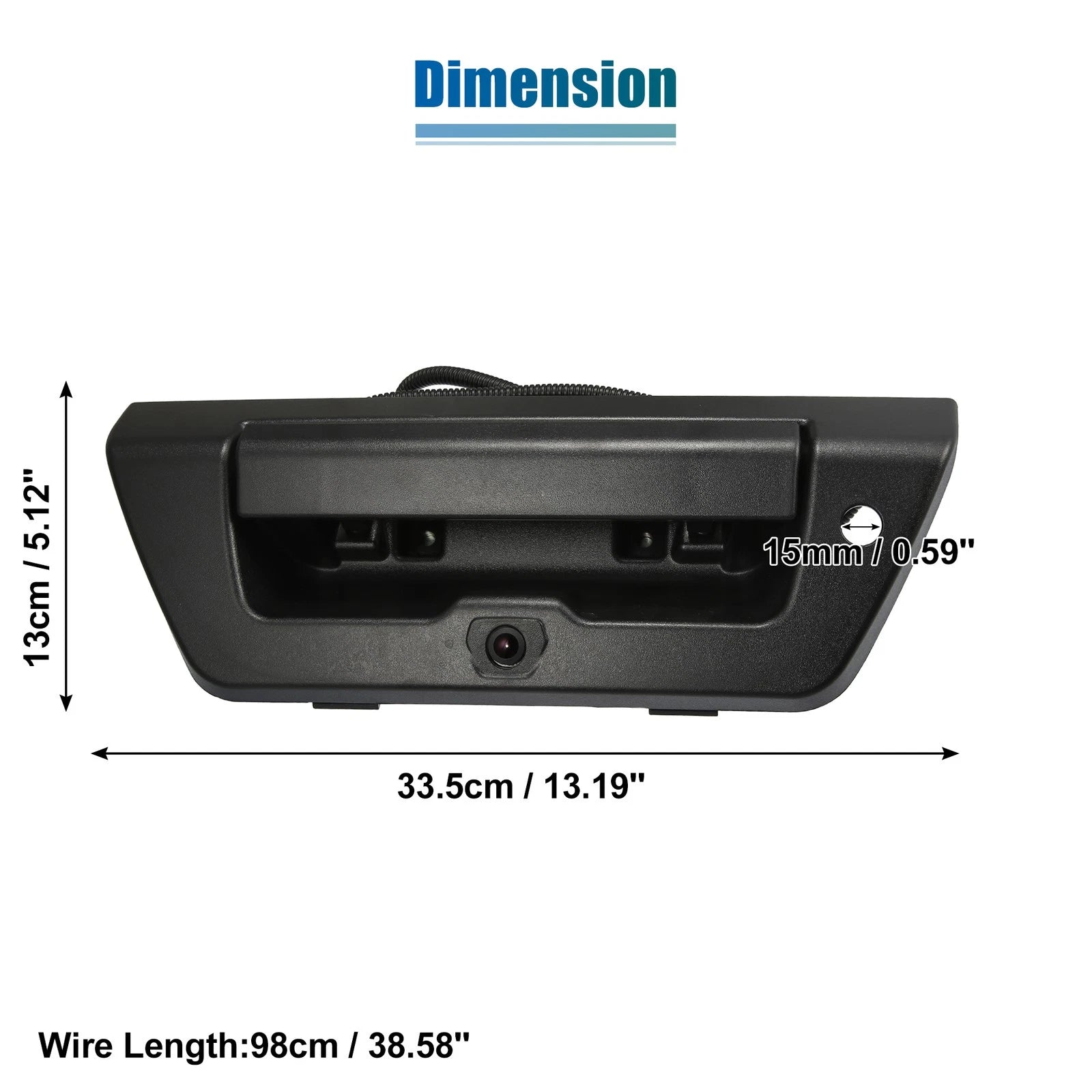 Rear Tailgate Handle with Backup Camera for Ford F-150 (2015–2017)