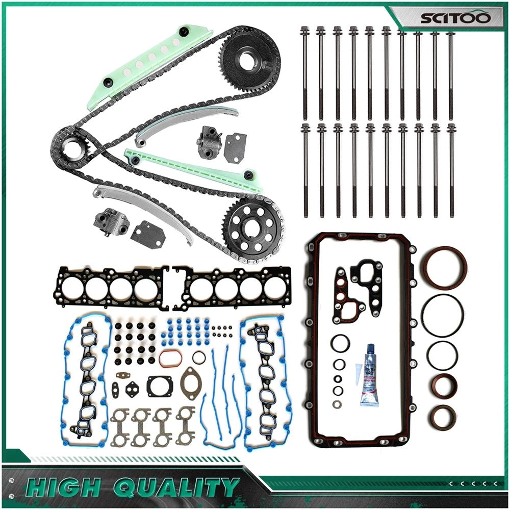 Timing Chain Kit with Gasket Bolts for Ford Mustang GT 1999-2000 4.6L