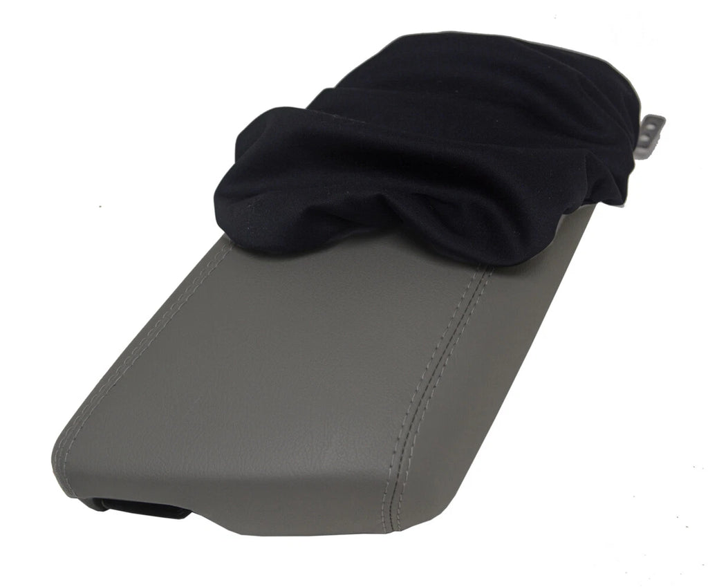 Center Console Lid Armrest Cover for Kia Optima (2011–2015) Black Fleece