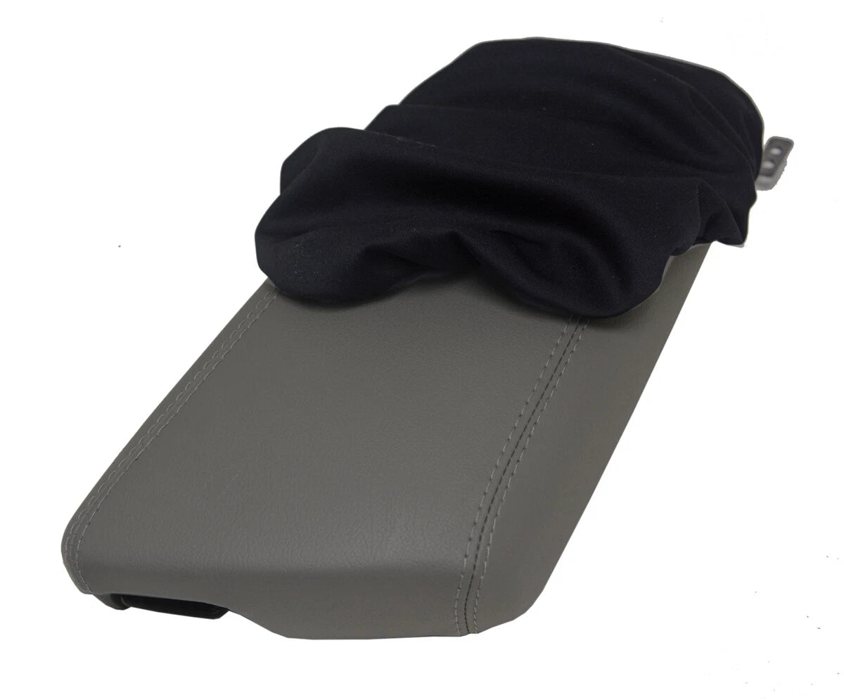 Center Console Lid Armrest Cover for Kia Optima (2011–2015) Black Fleece