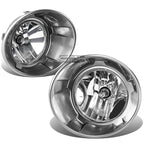 Chrome Housing Fog Light Lamp with Bulbs for Chevy Camaro (2010–2013)