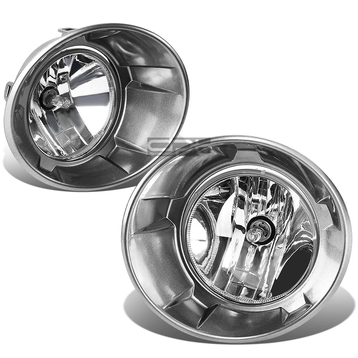 Chrome Housing Fog Light Lamp with Bulbs for Chevy Camaro (2010–2013)