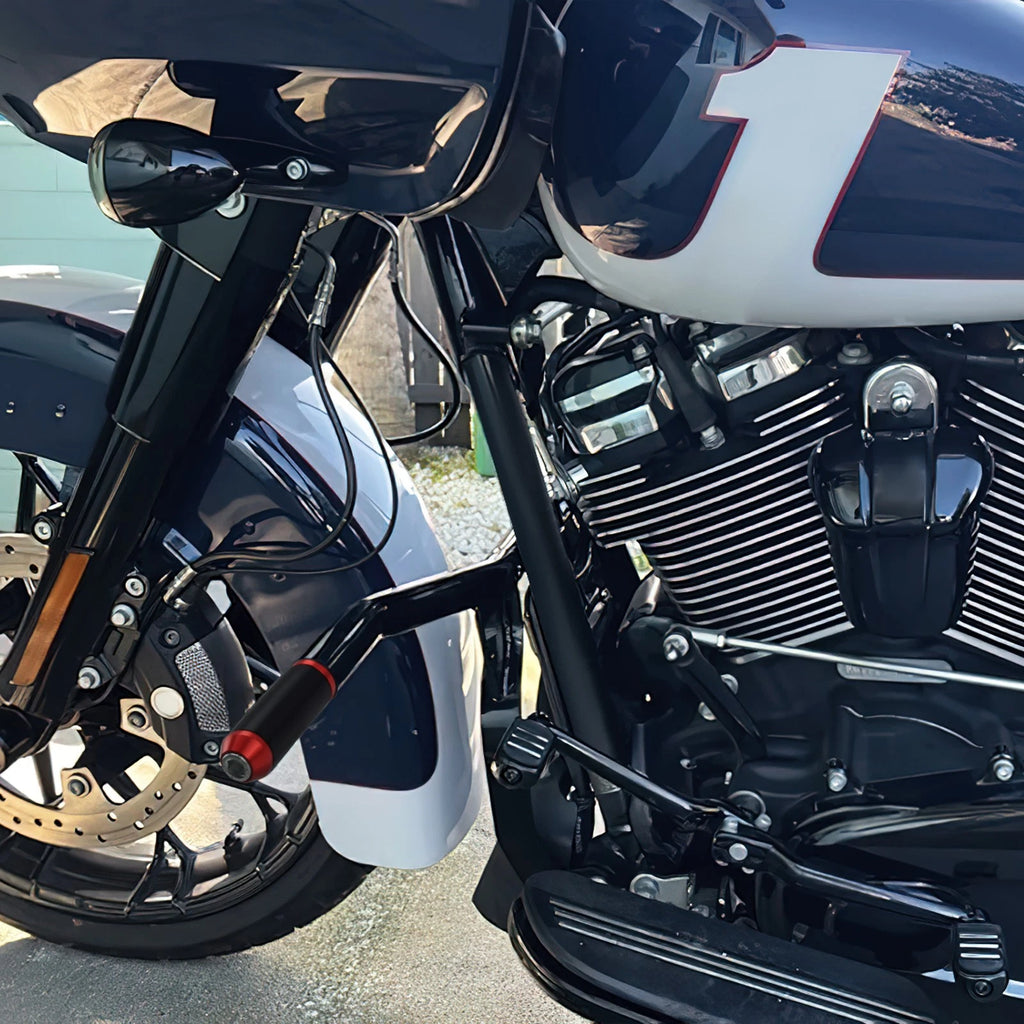 Saddlebag Support Guards & Engine Crash Bar for Harley Street Glide (2014–2023)