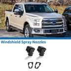 2Pcs Front Windshield Washer Nozzles for Ford F-450 Super Duty (2011–2016)