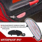 Inner Door Courtesy Light Clear Lens Red LED for Chevrolet Corvette C5 (1997–2004)