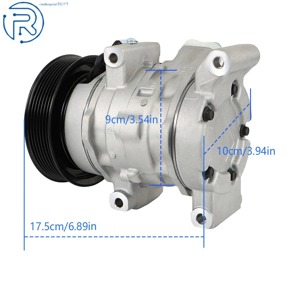 A/C Compressor with Clutch for Toyota Hilux (2005–2015)