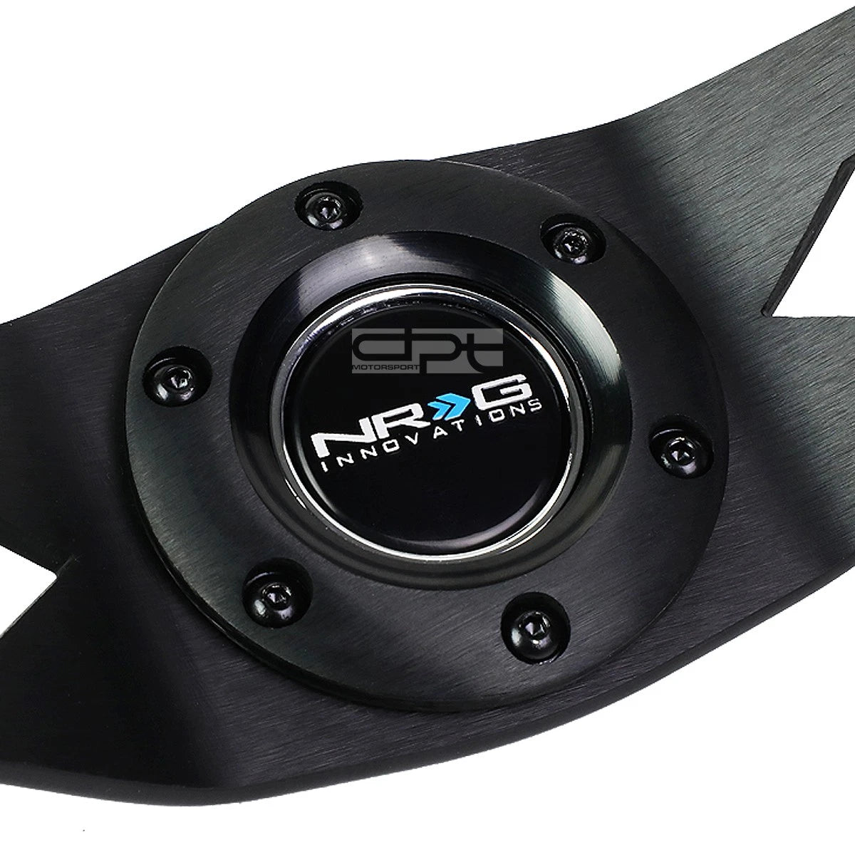 NRG 350mm Racing Steering Wheel for Universal Fit (2-Spoke, Yellow Suede)