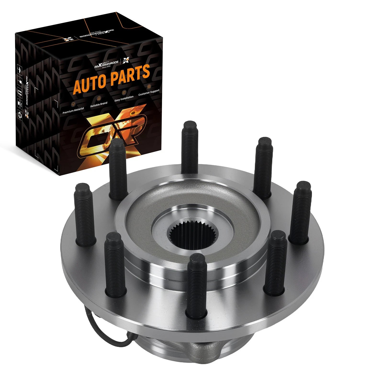 Front Wheel Hub Assembly for Dodge Ram 1500 2500 (2006–2008) 515101 Square Flange