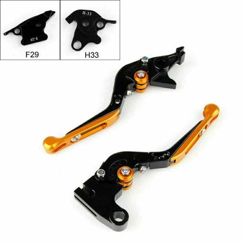 Adjustable Folding Brake Clutch Levers for Honda RC51 RVT SP-1 (2000–2006) Gold