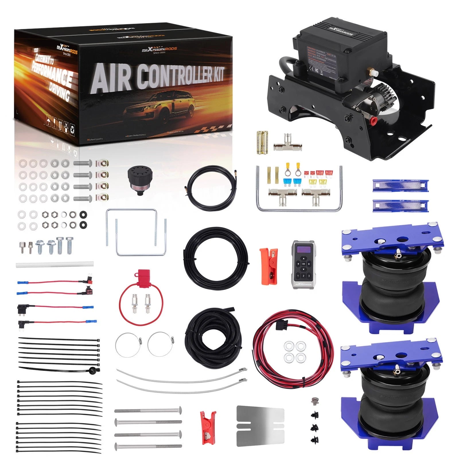 Air Springs + Wireless Air Controller Kit for Ford F-250 (2017–2024)