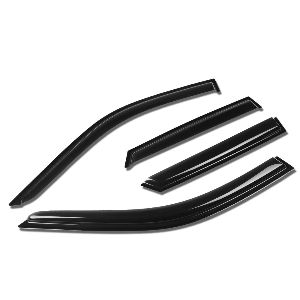 Set of 4 Tinted Window Visors for Mazda 323 Protege (2002–2003)