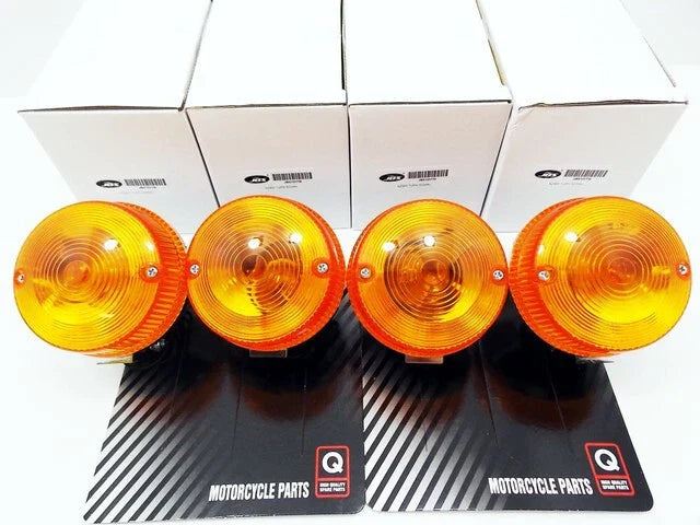Kawasaki KZ900 73-75 Left Right Turn Signal Indicator Blinker Assy Set (2)