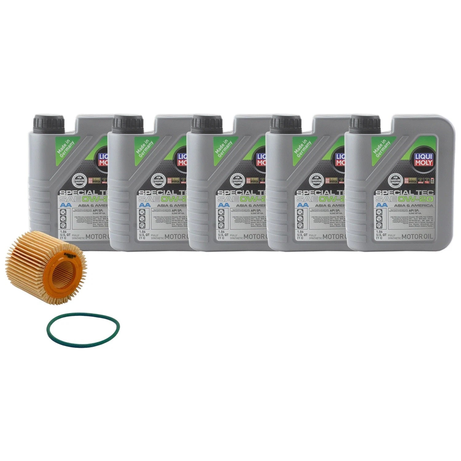 5 Liqui Moly Special Tec AA 0W-20 Engine Oil Change Kit for Corolla Prius (2008–2023)