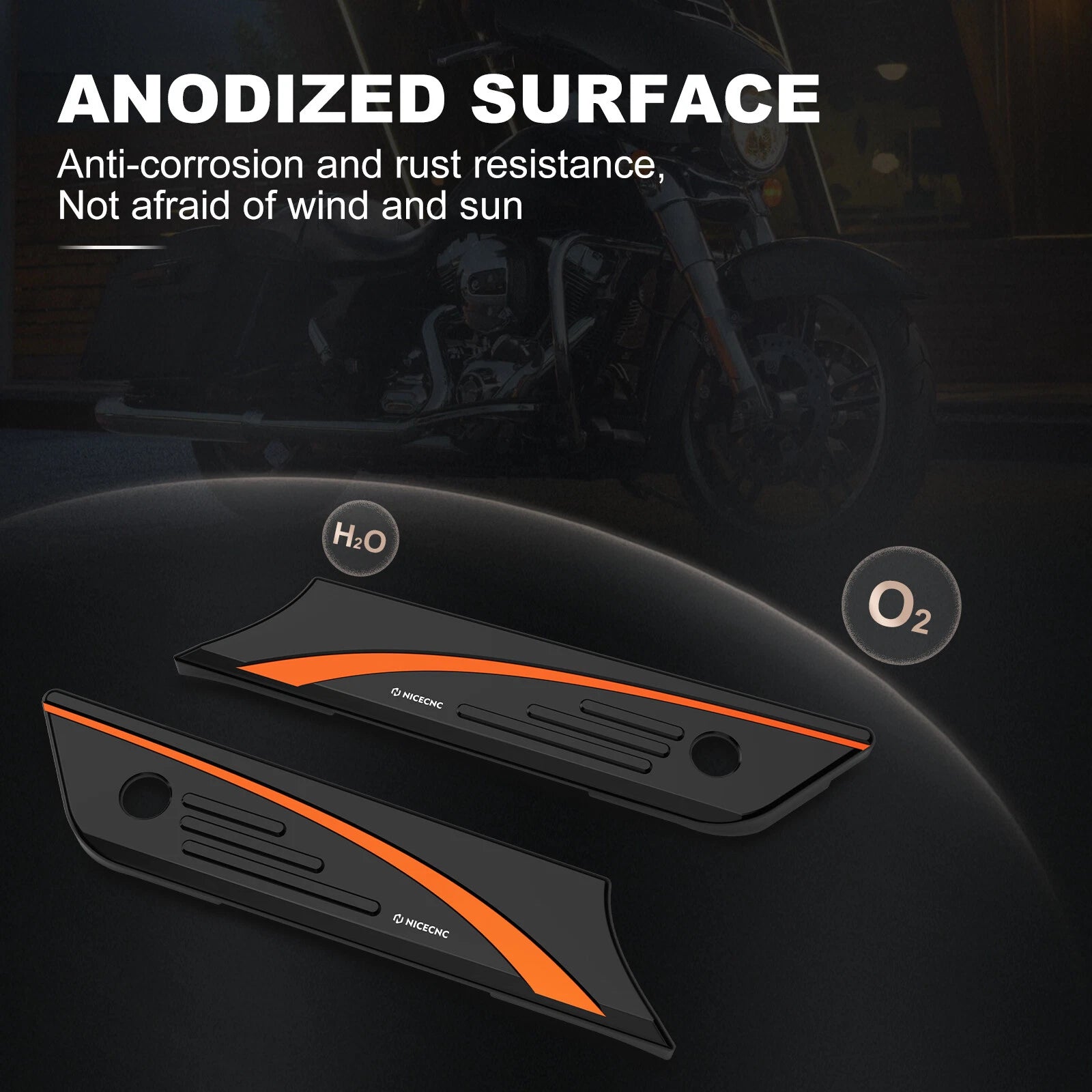 Saddlebag Latch Decorative Covers for Harley CVO Road Glide FLTRXSE (2018–2023)