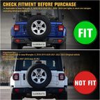 Smoked LED Tail Lights for Jeep Wrangler JL JLU (2018–2024)
