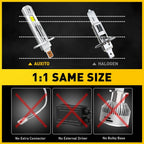 2X H1 LED Headlight Bulbs for 6500K White