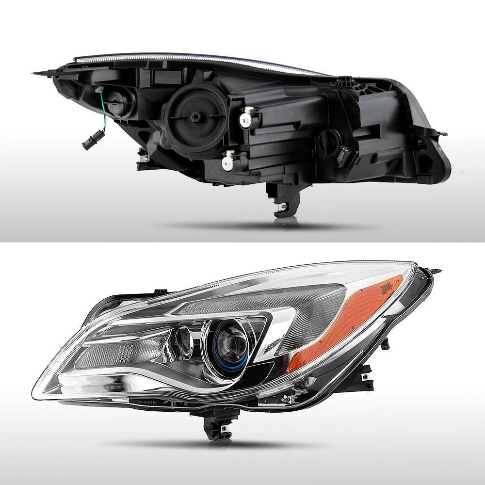 Halogen Headlight with Bulb Chrome for Buick Regal (2014–2017)