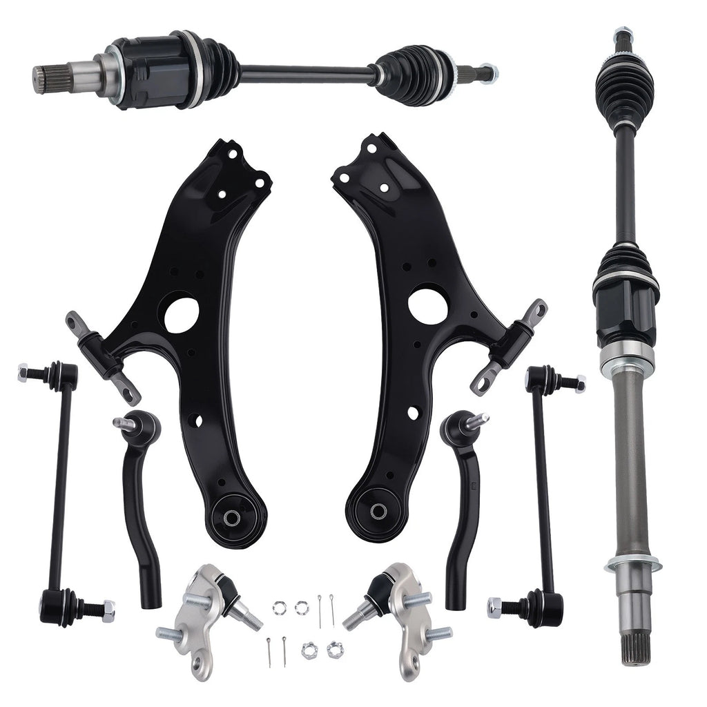 Front Lower Control Arm + CV Axle Shafts for Sienna FWD (2011–2015)