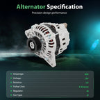 90A Alternator with Pulley for Mitsubishi Eclipse (2000–2005)