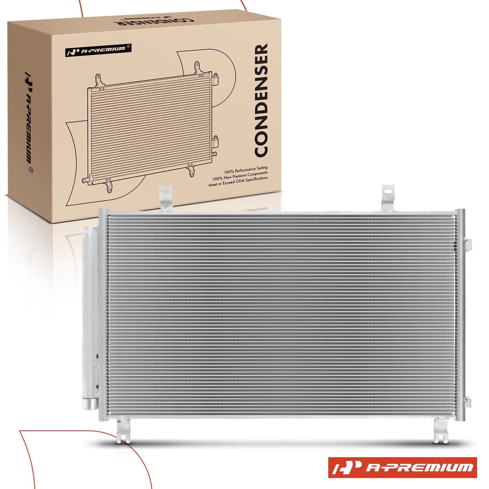 A/C Condenser with Bracket and Receiver Drier for Toyota Sienna (2017-2019)