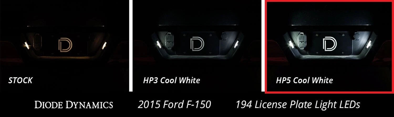 LED Bulbs Pair Cool White HP5 194 Replacement for Diode Dynamics (2015–2022)