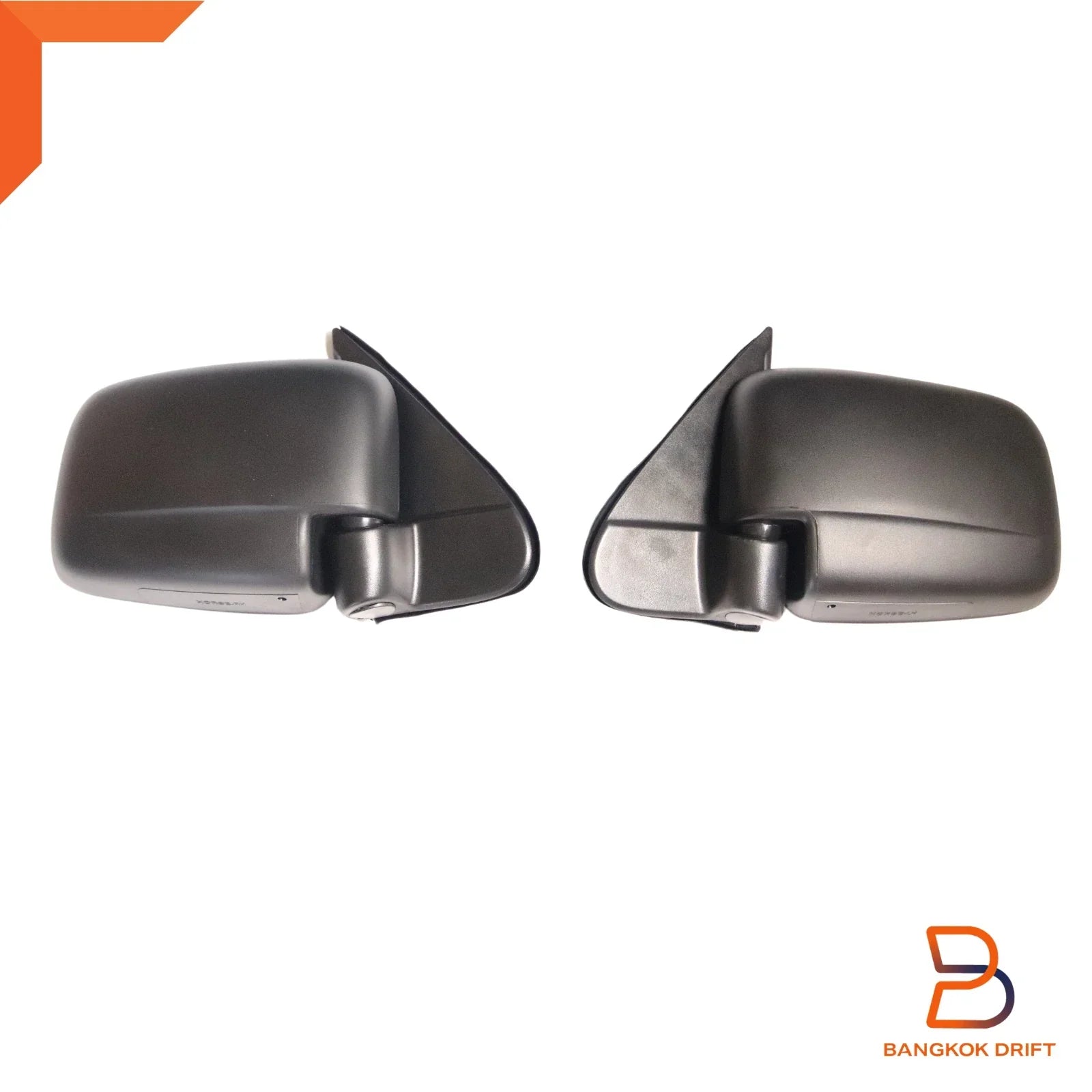 Black Manual Door Mirror for Mazda B Series Bravo Ute (1998-2006)