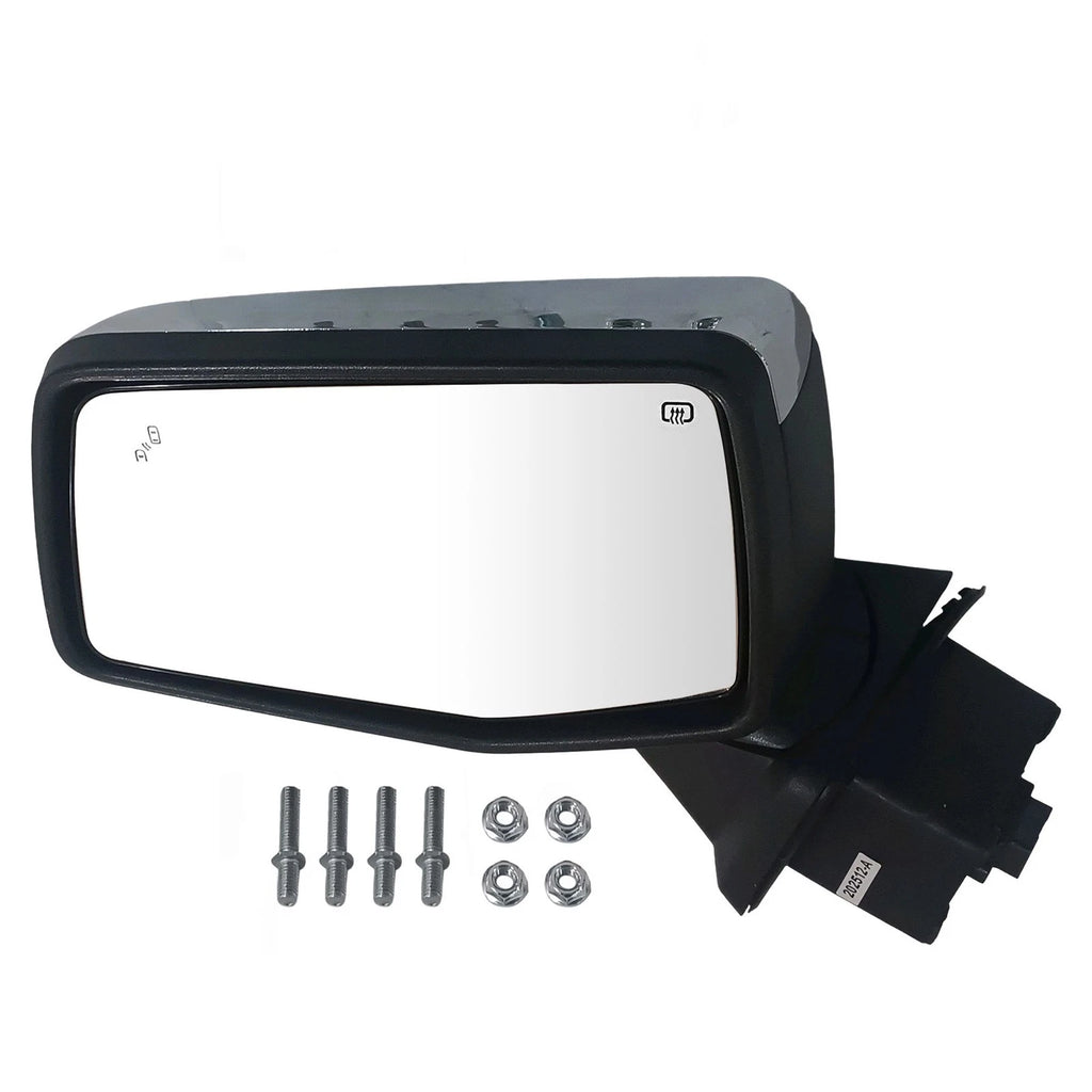Left Towing Mirrors for Chevy Silverado 1500 (2019–2024) Power Glass Heated Chrome LED