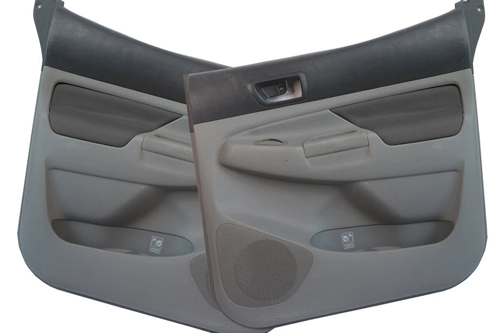 Front Insert Door Panel Cover Leather for Toyota Tacoma (2005–2015) Gray