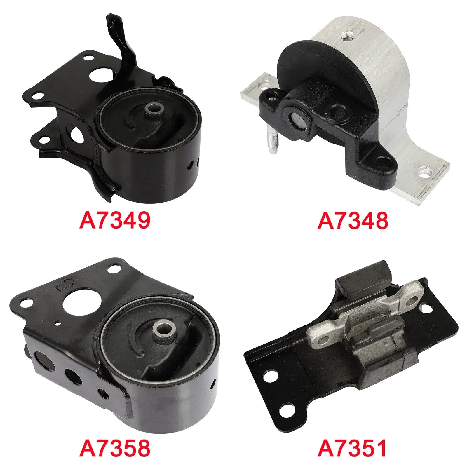 Set of 4 Engine Motor Mounts for Nissan Quest (2004–2009)