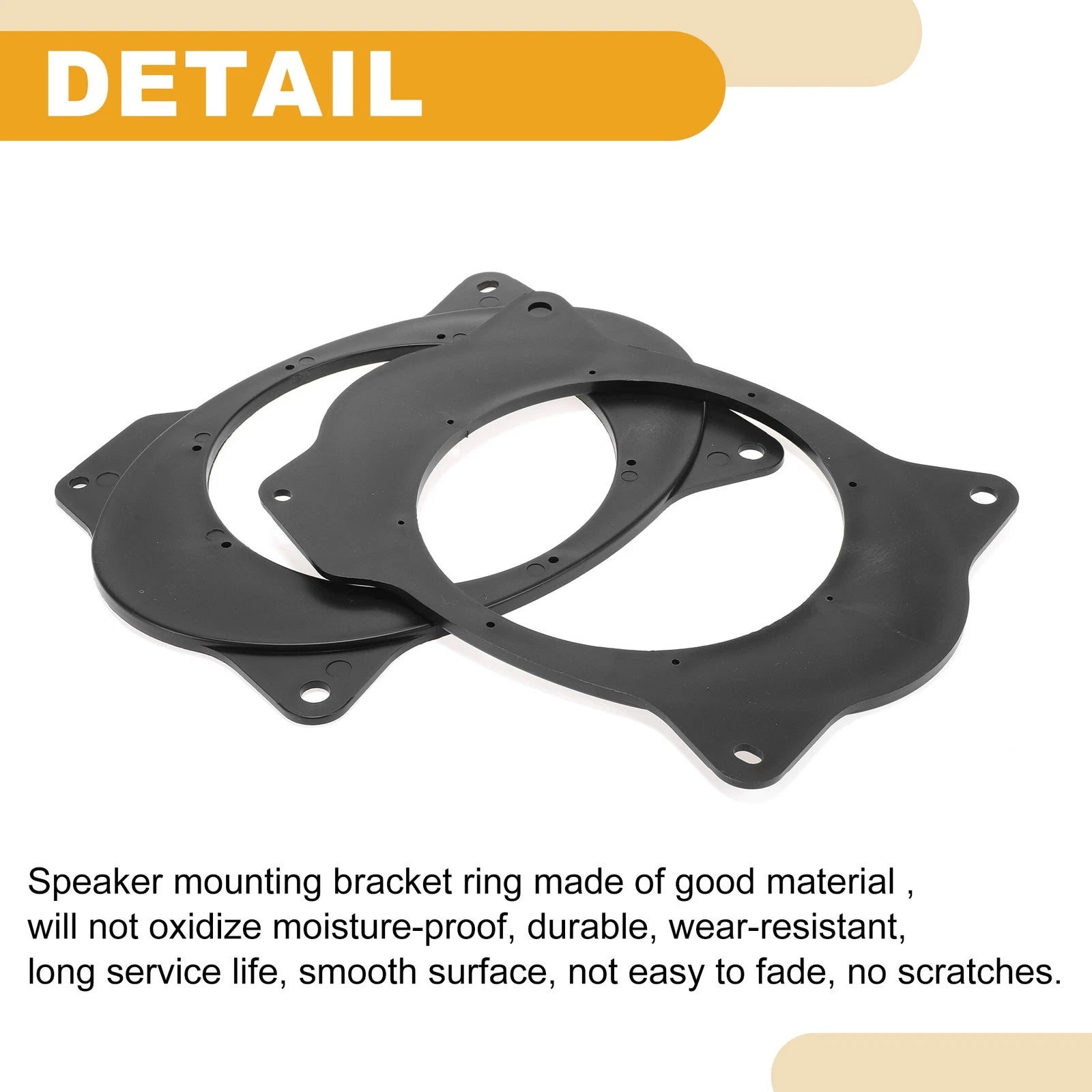 2X Speaker Spacer Ring Adapter for Toyota Corolla (2007–2018)