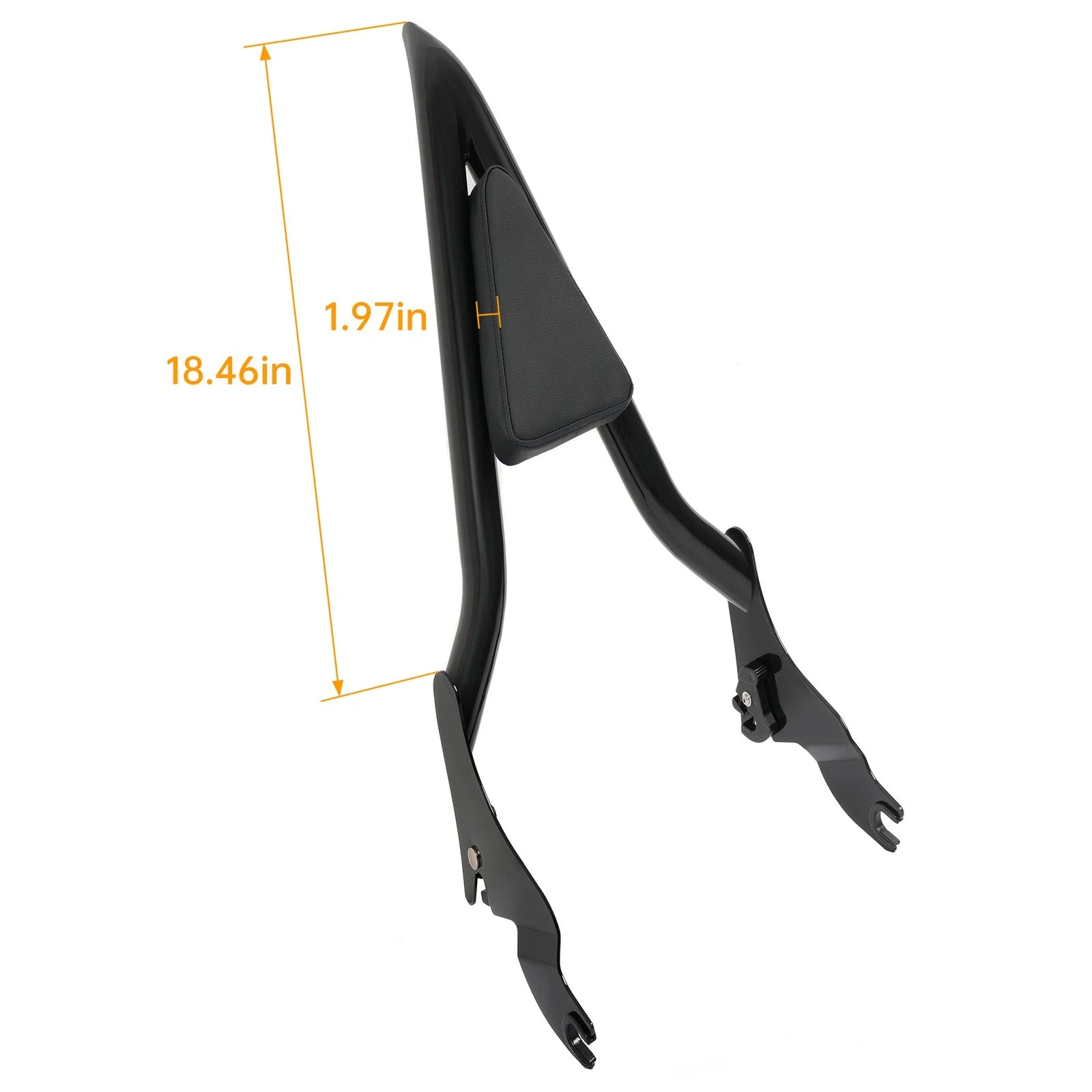 28" Backrest Sissy Bar for Harley Road Glide, Street Touring, Road King (2009–2025)