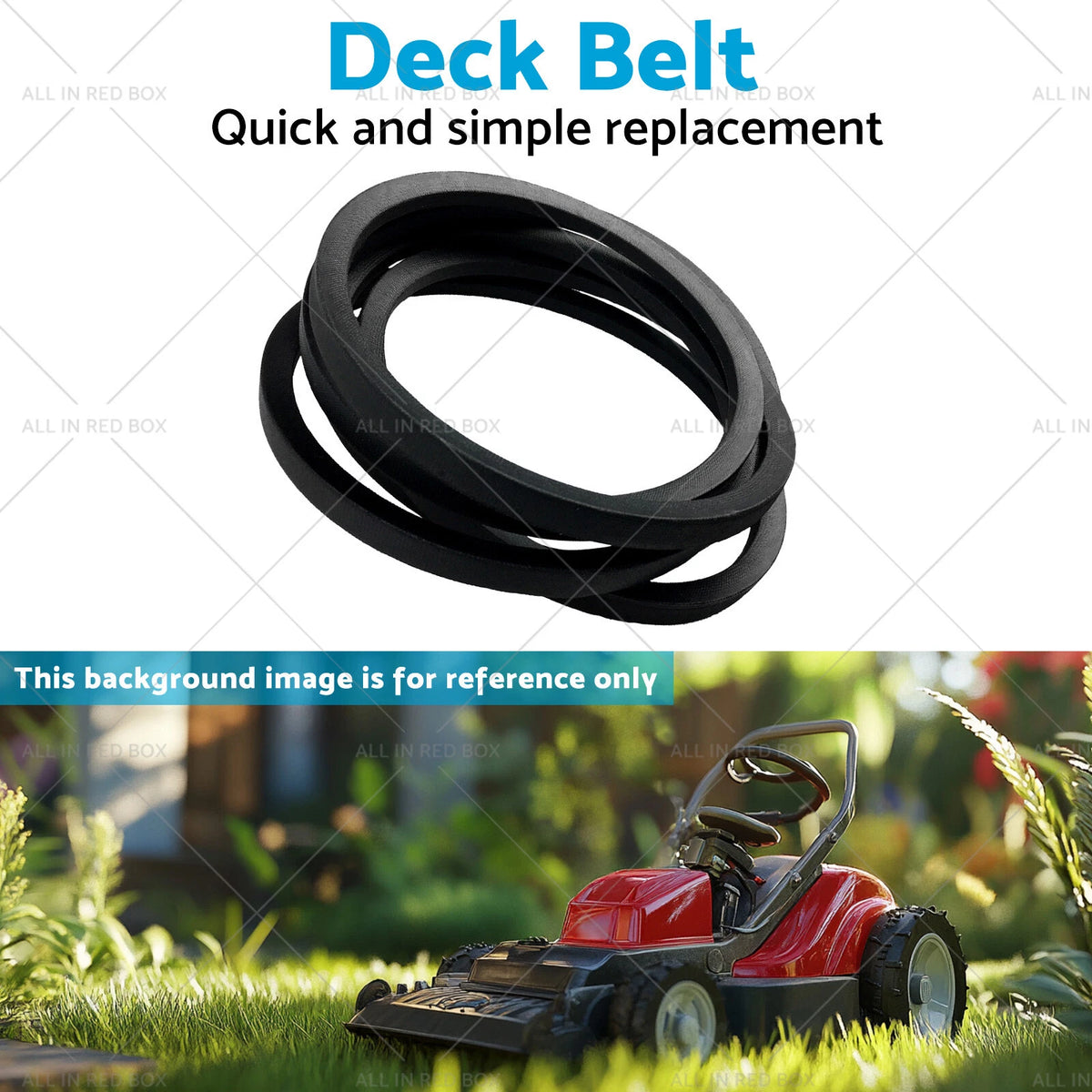Replacement Belt 1/2x132 for Craftsman Riding Mower