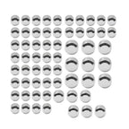 Chrome Engine Topper Screw Bolt Cap Kit for Harley Twin Cam Softail (2000-06)