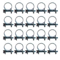 20 Pcs Fuel Injection Hose Clamp for (19/32" 13mm - 15mm)